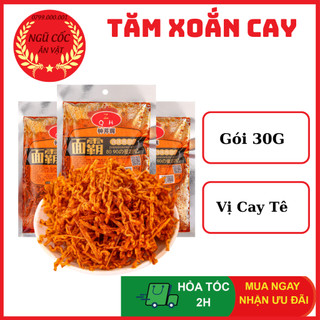 Tăm xoắn cay tê - tăm cay xoắn - que tăm cay trung quốc - tăm cay nội địa trung - gói 30g - ngucoc_anvat