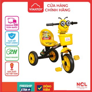 Xe 3 Bánh Trẻ Em Vinatoy Nhựa Chợ Lớn L11 hình Chú Ong Chăm Chỉ (Không nhạc) - M1815-X3B dành cho bé từ 2 đến 4 tuổi