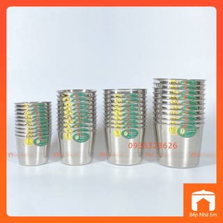 Set 10 ly làm đá inox 304 cao cấp thaphafac nhiều size- hàng việt nam sản xuất