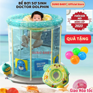 [MẪU 2023] BỂ BƠI cho bé thành cao kèm PHAO BƠI 8 THANH CHỐNG BỂ ĐỦ PHỤ KIỆN CHÍNH HÃNG, SUNOBABY