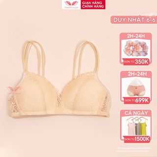 Áo Lót Ren VINGO 2 Dây Mỏng Nhẹ Thoải Mái Cực Mềm Mịn Cực Yêu S395