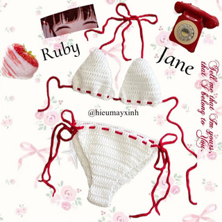 ‘RubyJane’ bikini ngọt ngào🦢 coquette aesthetic✨