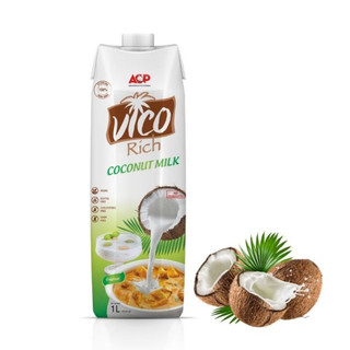 Nước cốt dừa Vico Rich hộp 1Lít - Vico Nước Cốt Dừa 1Lít