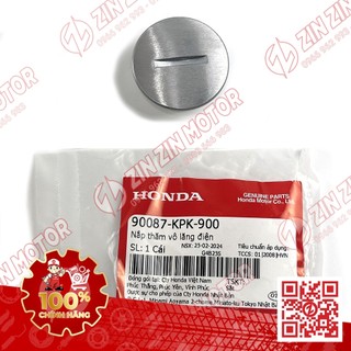 Ốc nắp mâm lửa lớn thăm vô lăng điện wave 125i led 2018 - 2022, wave 125i 2012 - 2017 90087kpk900, 90087kgh900 - zzm