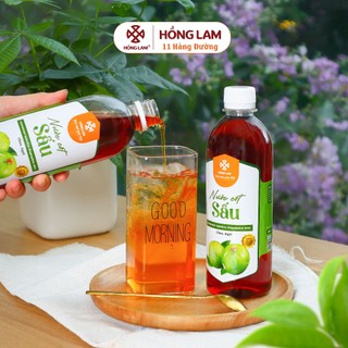  Nước cốt Sấu tươi Hồng Lam 500ml - Vị chua ngọt 