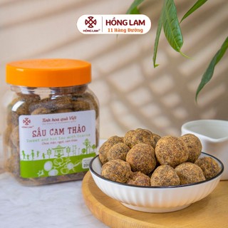 Ô mai sấu cam thảo hồng lam - vị chua mặn ngọt cam thảo - hộp 200g