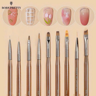 Bộ Cọ 9 Cây Làm Nail Vẽ Móng
