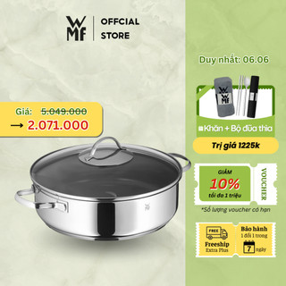 Nồi Chảo Chống Dính Đa Năng Có Nắp WMF Devil 28cm Chất Liệu Thép Không Gỉ - 0761406380