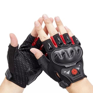 Găng tay thể thao scoyco mc29d hở ngón gù nhựa bảo vệ tay khỏi chấn thương