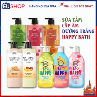  Sữa tắm dưỡng trắng da cấp ẩm Happy Bath Hàn Quốc 900ml 