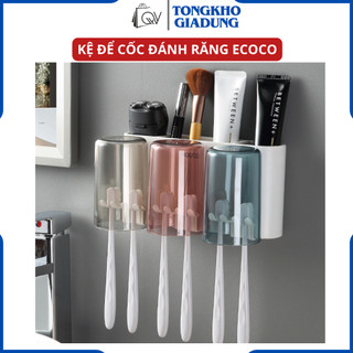 Kệ để kem đánh răng, bàn trải và tặng kèm 3 cốc Ecoco cao cấp
