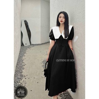 [Chubby Bigsize] Đầm Cổ Xếp Ly Tôn dáng