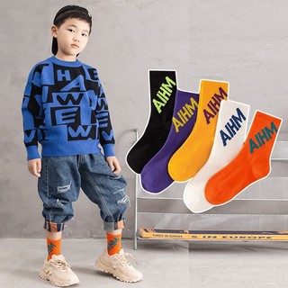 Set 5 Đôi Tất Sắc Màu Năng Động Cho Bé Trai, Bé Gái (Giao Ngẫu Nhiên) 9065 - TOPZKIDS