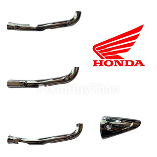 Chắn Nhiệt Cổ Pô Xe Dream, Wave Alpha, Wave Rs100, Wave S110 … Hàng Zin HONDA / Chắn Nhiệt Ống Xả, Ốp Cổ Bô, Che Cổ Bô