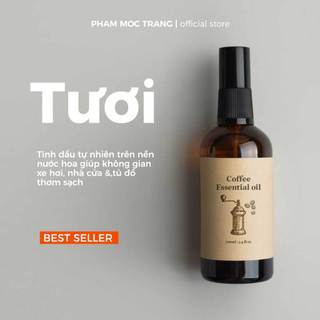 NƯỚC HOA TINH DẦU CAFE & BƯỞI THƠM XE, THƠM PHÒNG, THƠM VẢI (100ML)