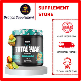 Redcon1 total war - pre workout, tăng năng lượng, sức bền & sự tập trung | made in usa