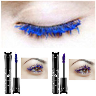 Mascara màu xanh dương /màu tím