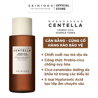 [Nhập SKIN15KL1 giảm 15k] Nước hoa hồng lên men SKIN1004 Madagascar Centella Probio-Cica Essence Toner 210ml