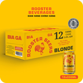 Bia thủ công | Rooster Beers (Bia Gà) Blonde thùng 12 lon