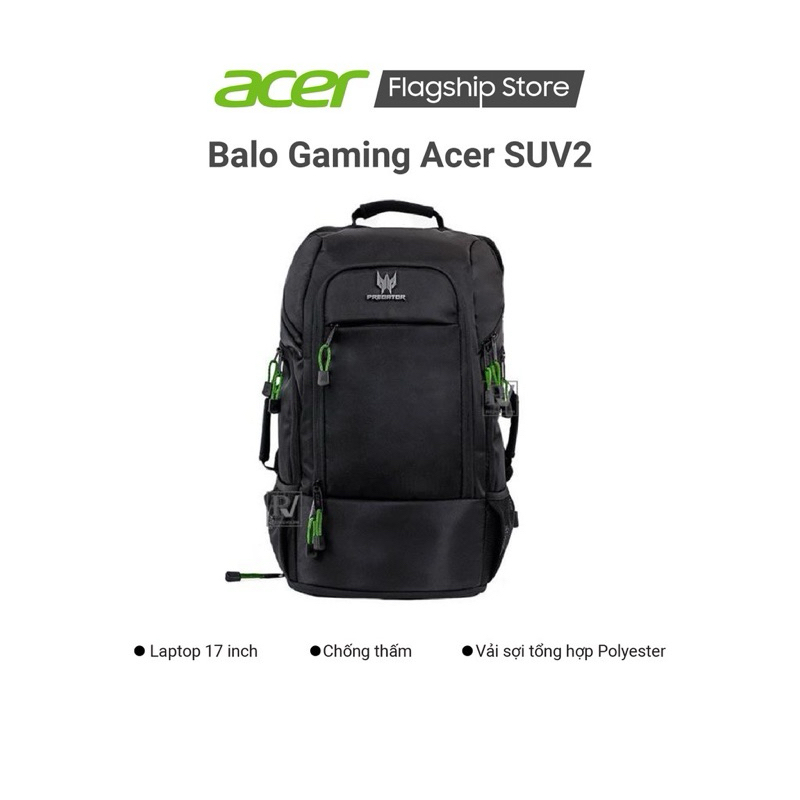 Balo Acer Gaming Predator SUV - Chính Hãng (mẫu khoá đen)