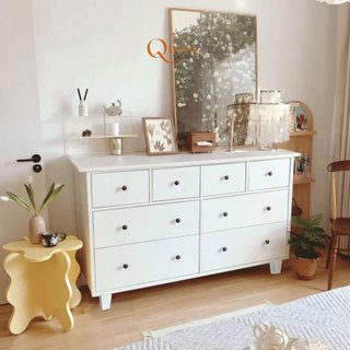 Tủ ngăn kéo đa năng QHOME, tủ phòng khách, tủ phòng ngủ, tủ để tivi, tủ em bé dài 140x38x75