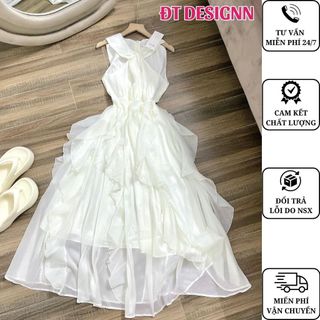 Váy maxi , đầm maxi tơ cổ chéo , hàng thiết kế phong cách đi biển , fom dáng chuẩn , diện cực xinh