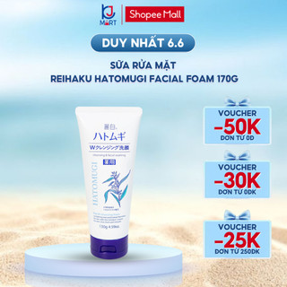 Sữa Rửa Mặt Reihaku Hatomugi Facial Foam Dưỡng Ẩm, Trắng Da 130g 170g