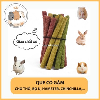 Que cỏ mài răng nhiều vị cho thỏ, bọ ú, hamster, chinchilla,… - Xu.petshop