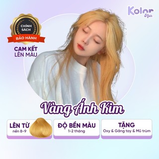 Thuốc nhuộm tóc FABIO màu VÀNG ÁNH KIM, nhuộm tóc tại nhà Kolor Hair