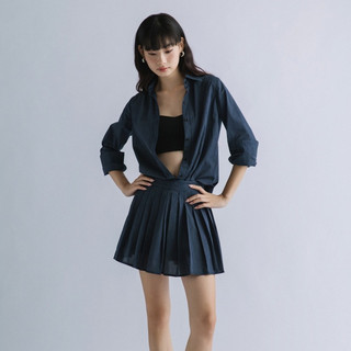 Doré studio - set áo sơ mi và chân váy - stripe lines