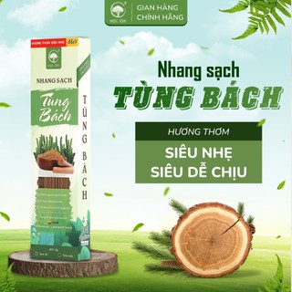 Nhang Sạch Tùng Bách Mộc Lâm 400cây 38cm, Nhang Ít Khói Tự Nhiên, Thơm SIÊU NHẸ, Không Hoá Chất