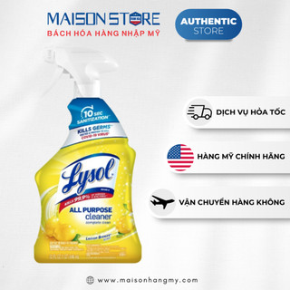CHAI XỊT VỆ SINH ĐA NĂNG LYSOL ALL PURPOSE CLEANER (946ml) - Hàng Nhập USA Chính Hãng