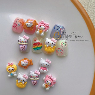 Charm hoạt hình hello kitty siêu đáng yêu mới 2024 | trang trí móng tay