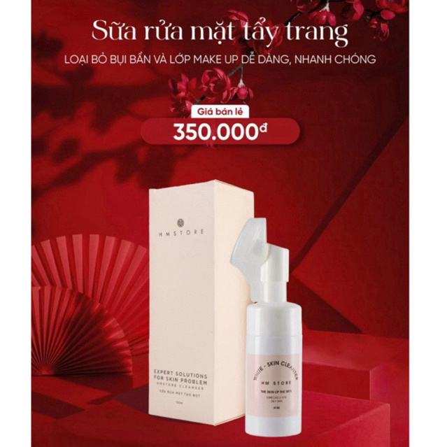 Sữa rửa mặt tẩy trang HM Store