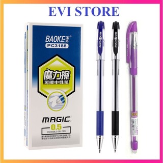 Bút gel nước tẩy xóa được baoke pc3188 / bút 3188 ngòi 0.5mm bay màu khi là ủi