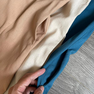 Đầm linen suông dài sát nách