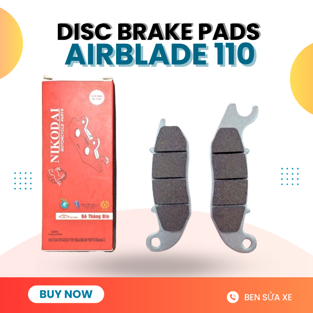 Má phanh đĩa NIKODAI Honda Airblade 110