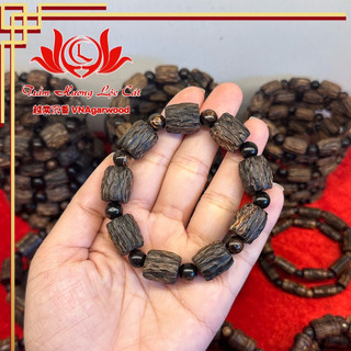 Vòng trầm hương sánh chìm dạng hạt tỉa thơm vĩnh viễn size nam nữ|Trầm hương lộc cát