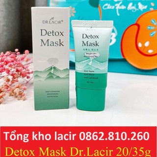 Mặt nạ thải độc detox mask drlacir- dr lacir tuýp 20/35gram,giúp thải độc làm sạch da,giảm kích ứng