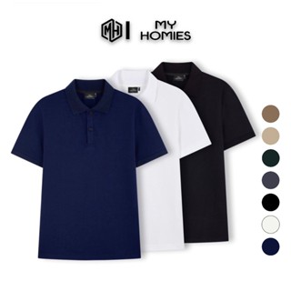 Áo polo nam trơn, áo thun nam cổ bẻ Big Size 55-115kg vải cotton cá sấu đủ màu - MH Store