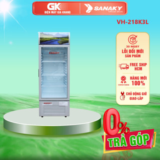 VH-218K3L - Tủ mát Inverter SANAKY VH-218K3L 170 lít - Bảo hành chính hãng - Miễn phí giao HCM