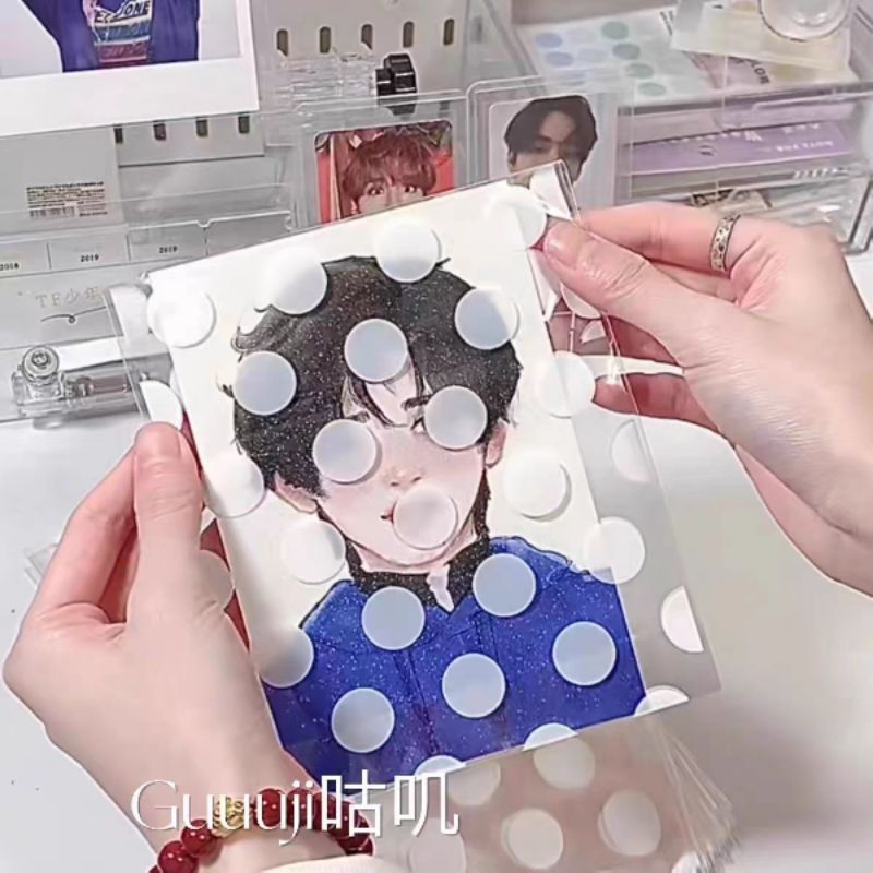 [Set 10t] Túi bóng kính chấm bi to size 13x21cm. Túi bóng kính hoạ tiết gói Card/ gói quà tặng.