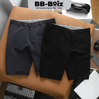 Quần short tây nam short âu bb - boiz big size chất thun hongkong form 80-130kg
