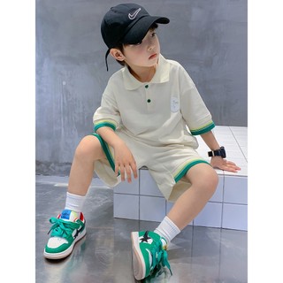 Set bộ polo bé trai cao cấp có size đến 45kg