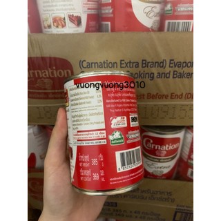 Sữa nước béo Carnation ( sữa ba bông ) Thái Lan 385gr