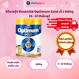 Sữa bột Vinamilk Optimum Gold số 2 800g