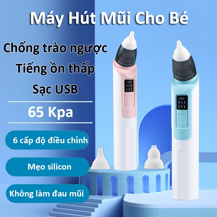 2025 Máy Hút Mũi Cho Bé sơ sinh cao cấp an toàn không đau tổn thương cho béh - 6 Chế Độ Hút