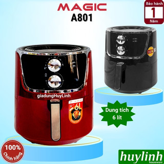 Nồi chiên không dầu Magic Korea A801 - Iruka I67 - 6 lít