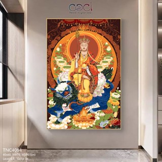 Tranh tô màu số hoá Phật Địa Tạng Vương tranh Phật giáo COCI TNC4054 có khung