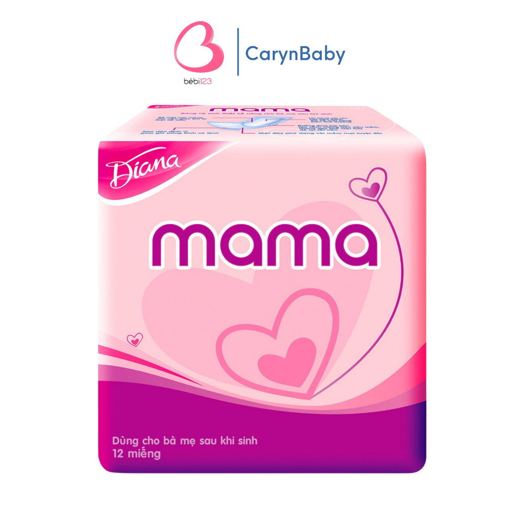 Băng Vệ Sinh Diana Mama Cho Mẹ Sau Sinh (12 Miếng)